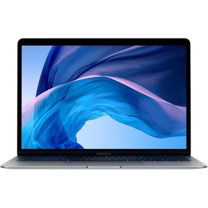 MacBook Air 13" Core i3 1,1 Ghz 8 Go 128 Go SSD Gris Sidéral (2020) - Reconditionné - Très bon état