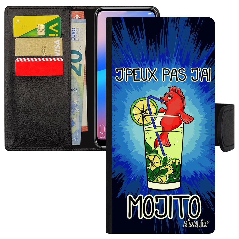 Coque En Silicone Honor 8x Rabat Je Peux Pas J'ai Mojito Bleu Smartphone Bourré Humour Etui Bd Drole Cover Case Comique Humoristique