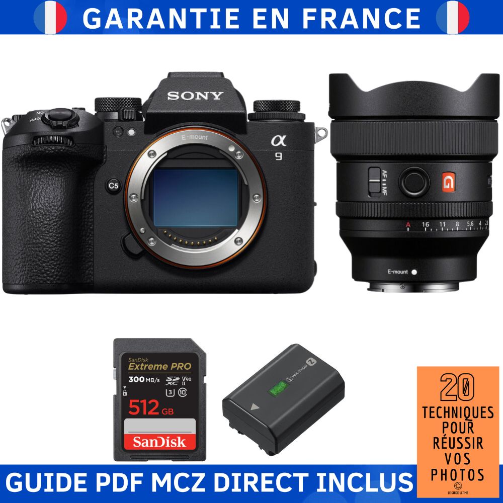 Sony A9 III + FE 14mm f1.8 GM + 1 SanDisk Extreme PRO UHS II SDXC 300 MB/ + 1 Sony NP FZ100 + Ebook '20 Techniques pour Réussir vos Photos' Appareil Photo Hybride Sony - vue 5