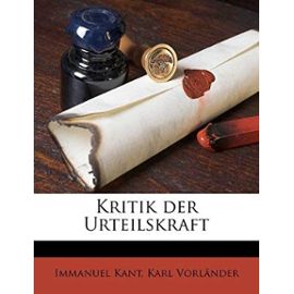 Kritik der Urteilskraft (German Edition) - Karl Vorländer