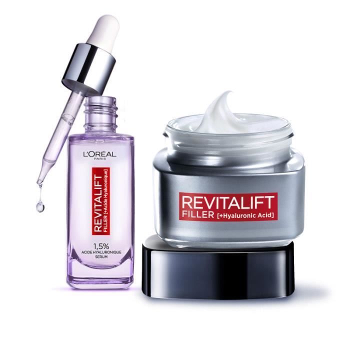 'oréal Paris Revitalift Filler Routine Anti Rides 2 Produits