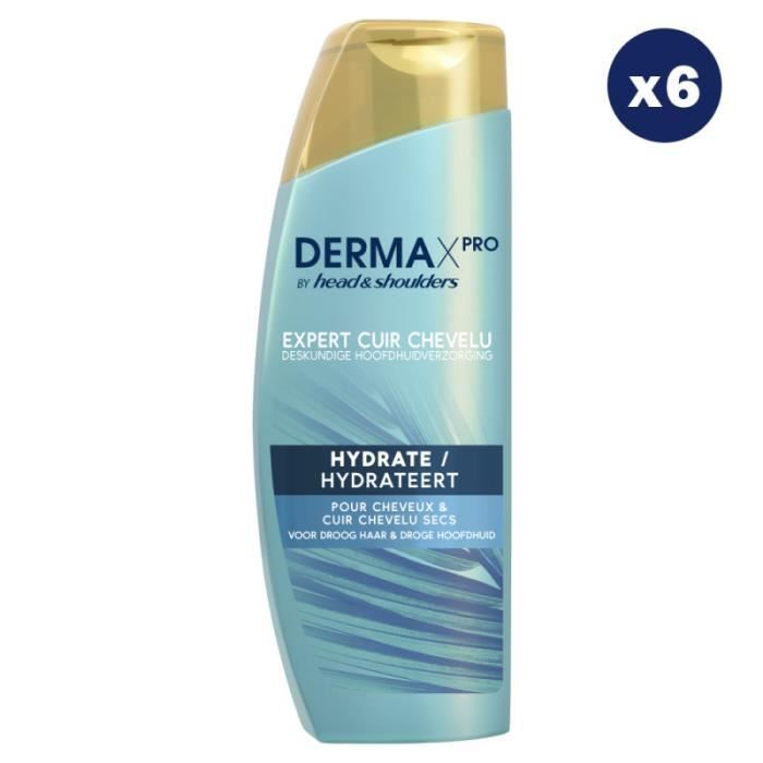 6 Shampoings Hydrate 225ml Dermaxpro By Head & Shoulders - vue 1