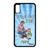 Coque Pour Apple Iphone X Silicone Humour Jpeux Pas Jsuis Mamie Housse Drole Jpeux Grand Mere Cadeau De Noel Bd Enfant Aluminium