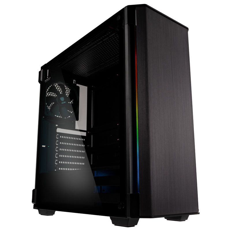 Boitier PC Moyen Tour E ATX Kolink Refine RGB avec panneau vitré