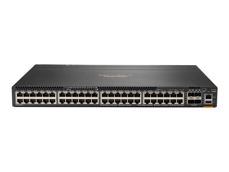 HPE Aruba Commutateur C3 Géré 48 x 101001000 1 PoE+ + 4 x 1 Gigabit / 10 Gigabit / 25 Gigabit / 50 Gigabit SFP56 liaison montantestockage de 'avant et du côté vers...