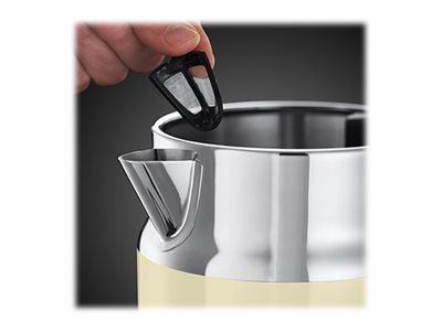 Russell Hobbs Retro 21672 70 Bouilloire 1.7 litres 2.4 kWatt crème vintage