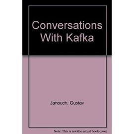 Janouch Conversations with Kafka - Notes and Reminiscenes Cobe - G Janouch