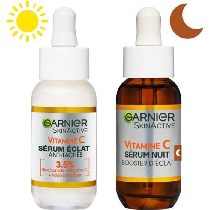 Garnier Coffret Duo Sérums Jour & Vitamine C