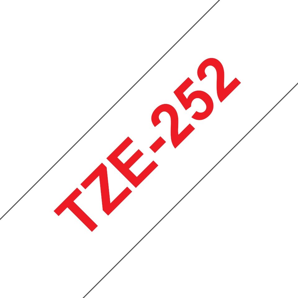 Ruban laminé compatible Brother Tze 252 24 mm x 8 mètres
