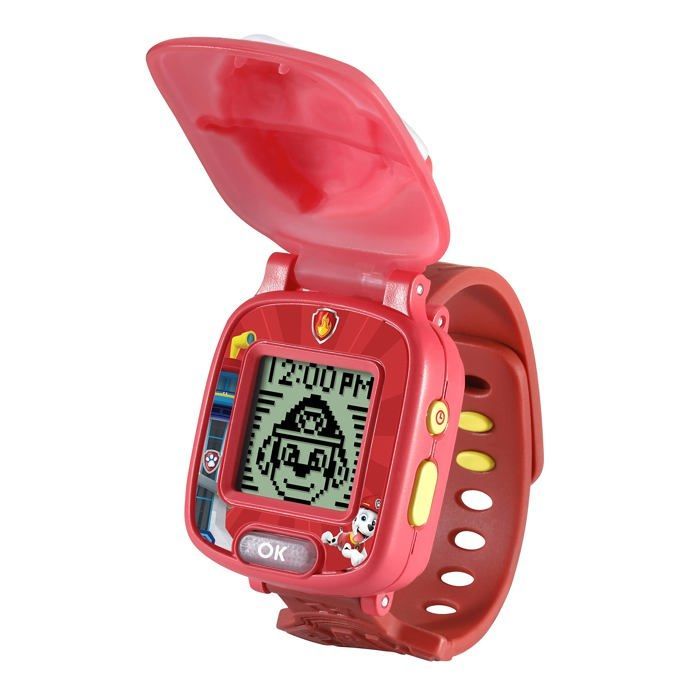 Console Educative Vtech - 80-551667 - Paw Patrol Montre Educative Marshall Pat' Patrouille, , Rouge, Unico