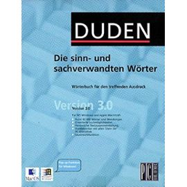 Duden PC-Bibliothek: Die Sinn- Und Sachverwandten Worter (CD-Rom) - Unknown