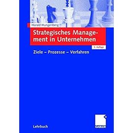 Strategisches Management in Unternehmen: Ziele - Prozesse - Verfahren