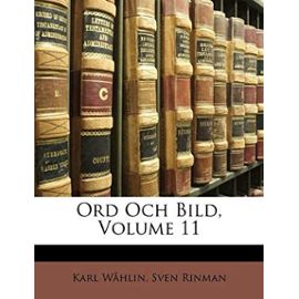 Ord Och Bild, Volume 11 - Karl Wahlin