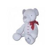 Doudou Les chatounets Lot de 2 Langes blanc et gris 70*70 100/% coton
