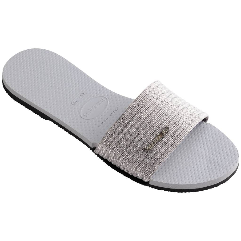 Mules Havaianas YOU MALTA METALLIC 35 / - vue 3