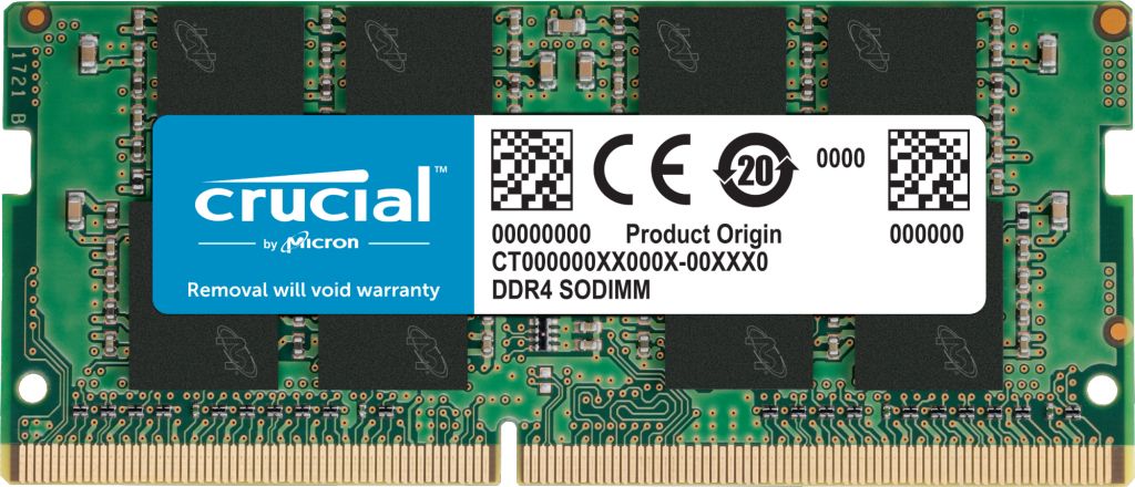 Crucial CT8G4SFRA32AT module de mémoire 8 Go 1 x 8 Go DDR4 3200 MHz Neuf - vue 2