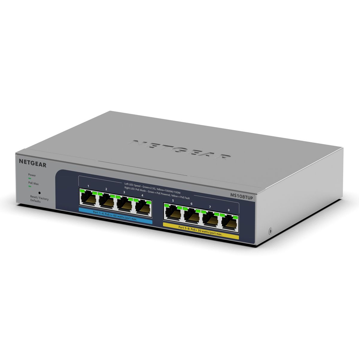Netgear Smart Switch MS108TUP - vue 3