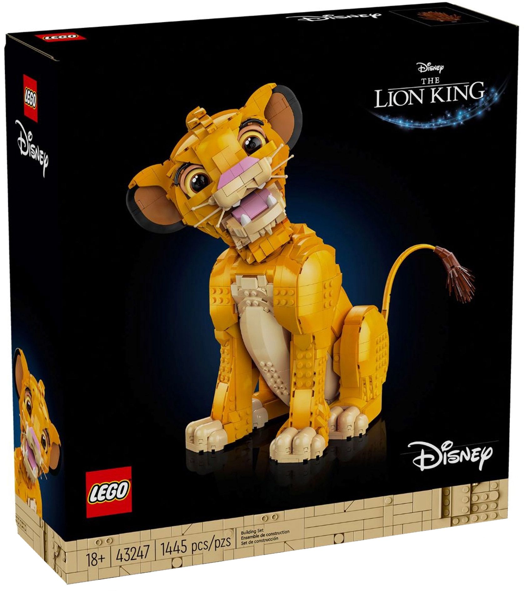 Lego Disney - Simba, Le Jeune Roi Lion - 43247