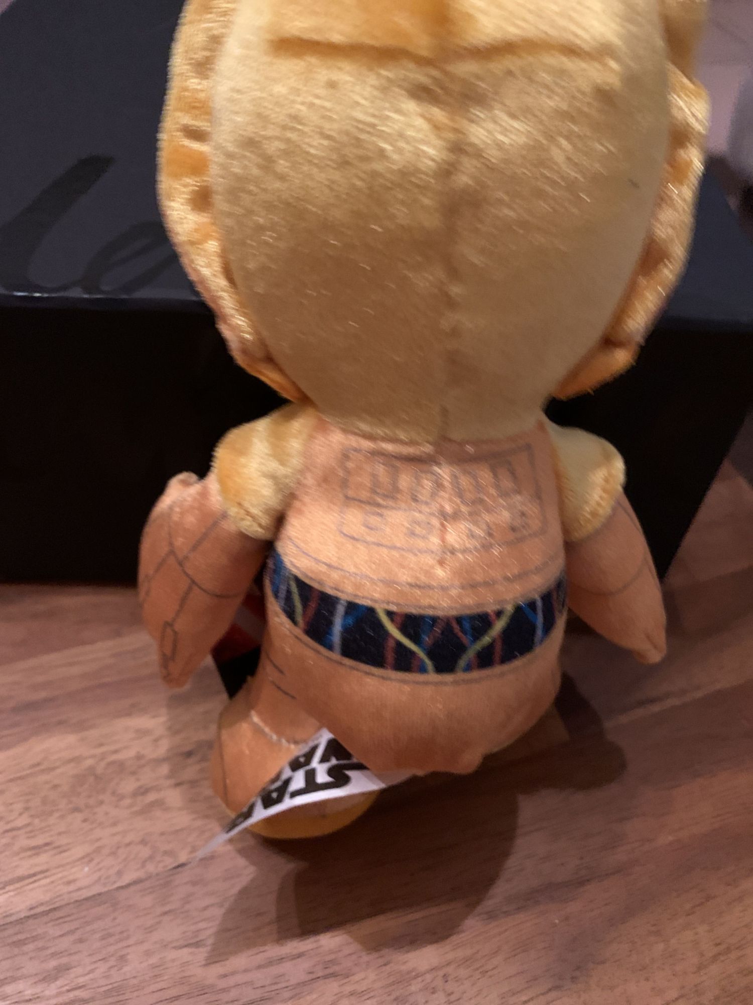 Doudou Peluche Star Wars C 3po Droide Robot Or Disney