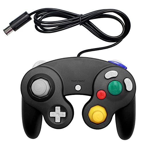 Ostent Wired Choc Classique Controller Gamepad Joystick Joypad Compatible Pour Nintendo Gamecube Ngc Wii Console Jeux Vid O Couleur Noir