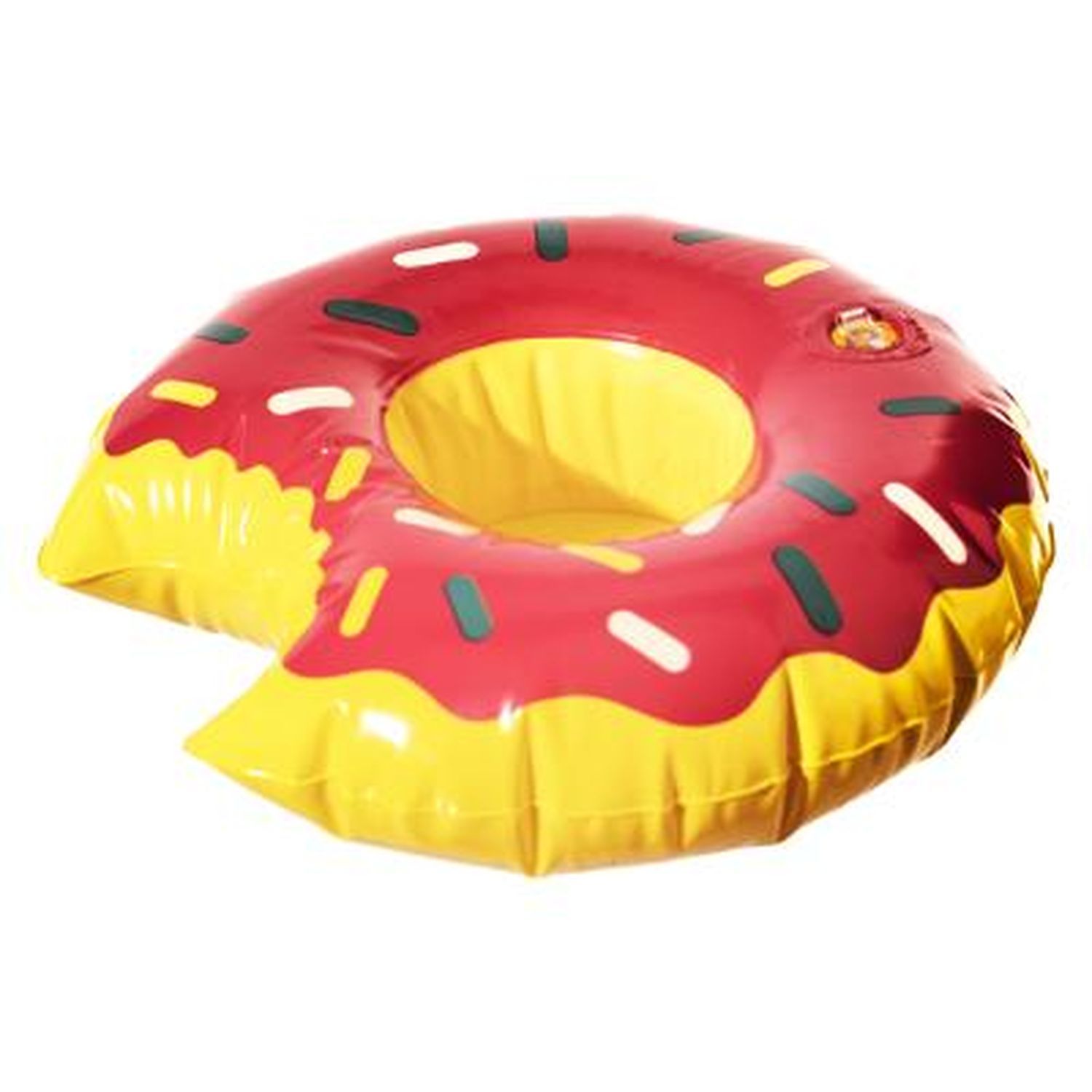 Porte Gobelet Gonflable Donut - Diam. 17 Cm