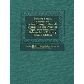 Molleri Praxis Evangelica: Betrachtungen Uber Die Evangelien Der Apostel-Tage, Zum Hauslichen Gebrauche. - Primary Source Edition (German Edition) - Martin Moller