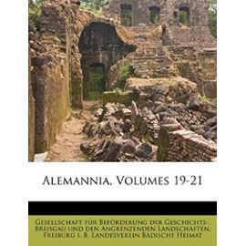 Alemannia, Band 19 (German Edition) - Unknown