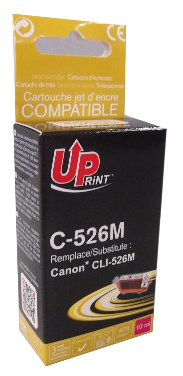 CJ526MUPR UP-C-526M-CANON IP4850/4950-CLI526-WITH CHIP-M-REMA