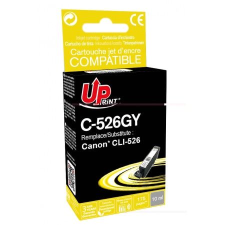 CJ526GYUPR UP-C-526GY-CANON MG6150/6250-CLI526-WITH CHIP-GY-REMA