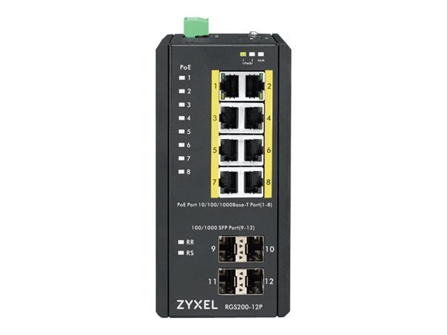 Zyxel RGS200 12P Géré L2 Gigabit Ethernet 101001000 Connexion Ethernet supportant 'alimentation via ce port PoE Neuf - vue 4