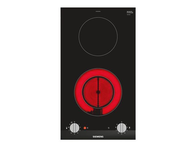 Siemens iQ300 ET375CFA1E Vitrocéramique Aluminium brossé 2 foyers