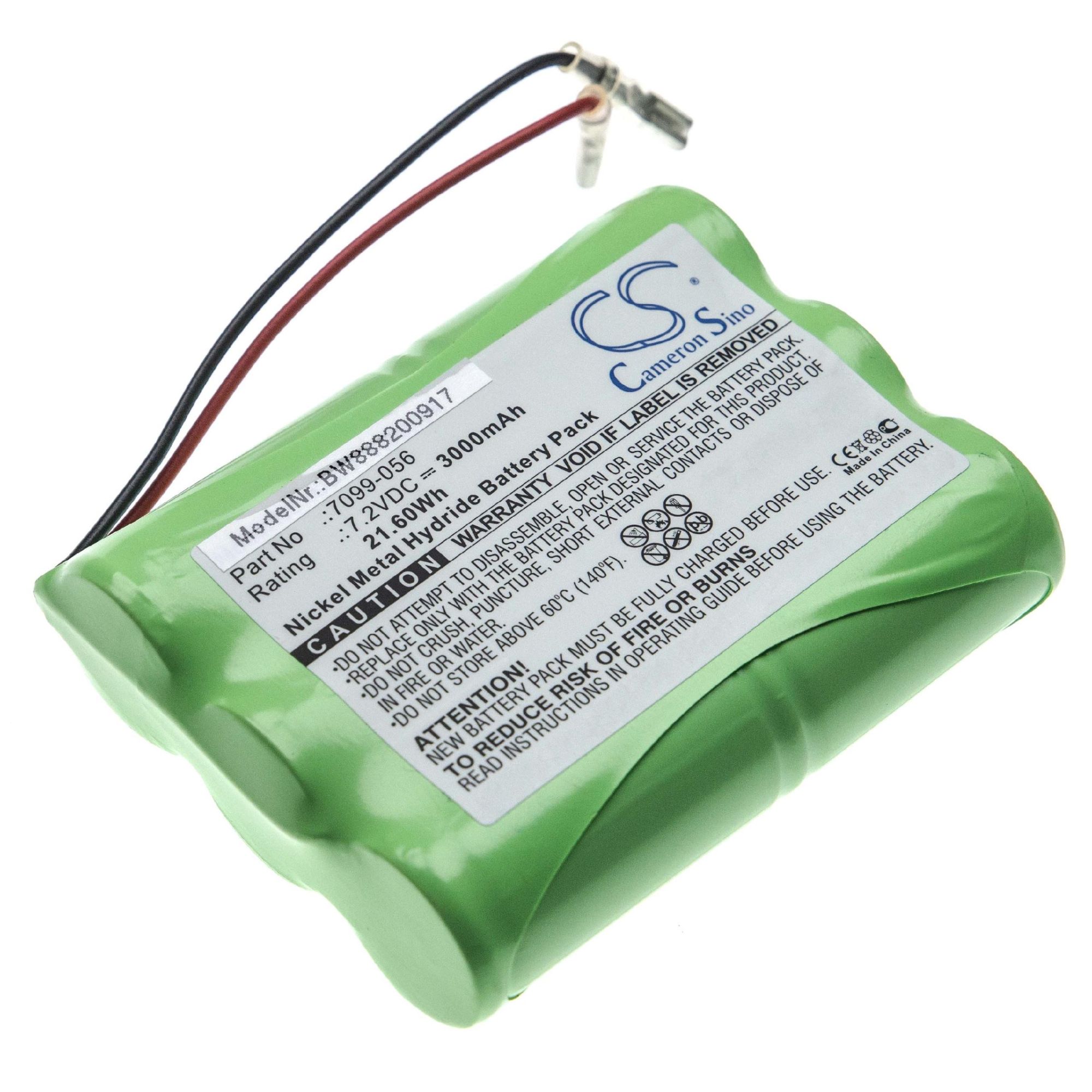 vhbw batterie remplace Wolf-Garten 7099-056 pour outil électrique (3000mAh, NiMH, 7.2V)