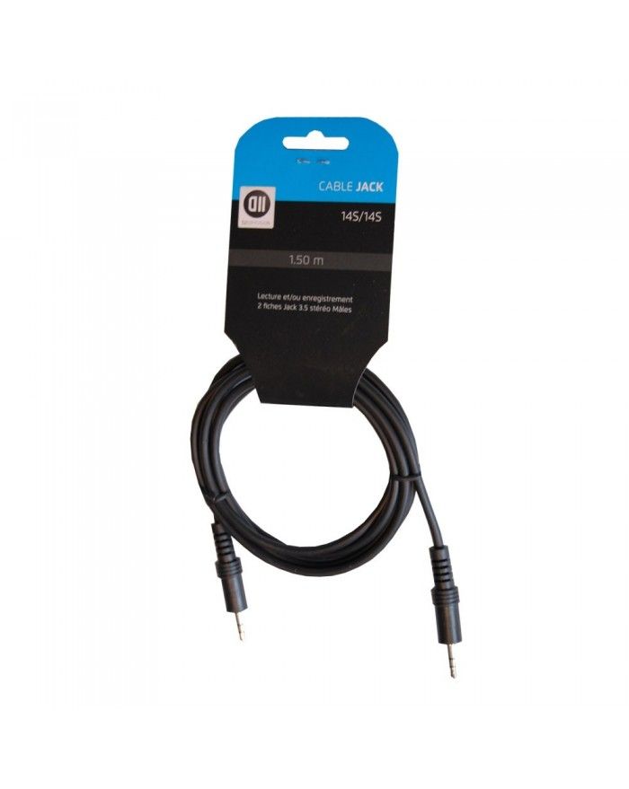 D2 Diffusion Câble Jack 3 5mm mâle 1 5m D2 Diffusion