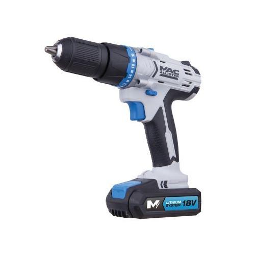Perceuse à Percussion Sans Fil Mac Allister Mscd18-li-2 18v - 2x1.5ah