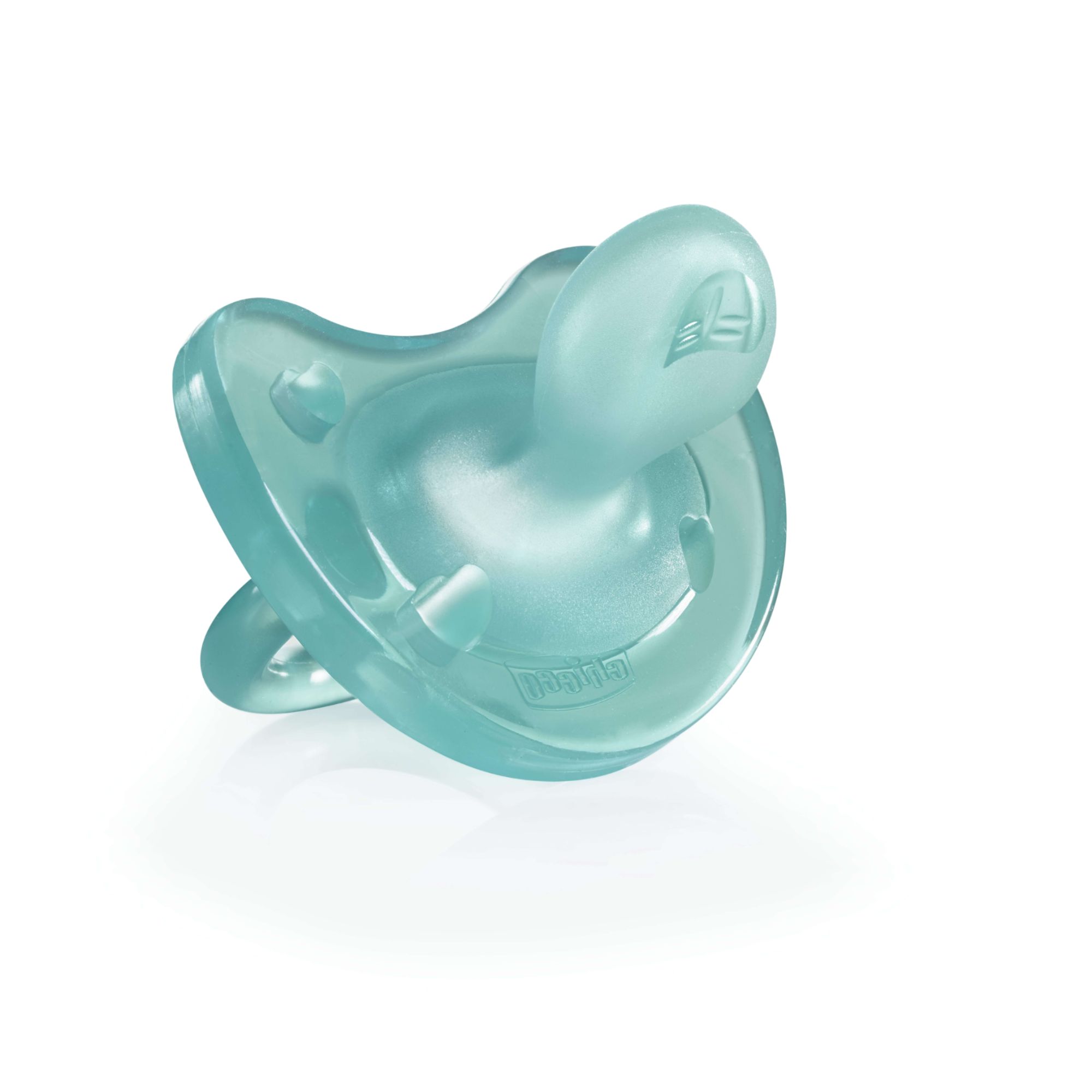 Chicco - Sucette Physio Soft En Silicone 0-6m Bleu - Chicco