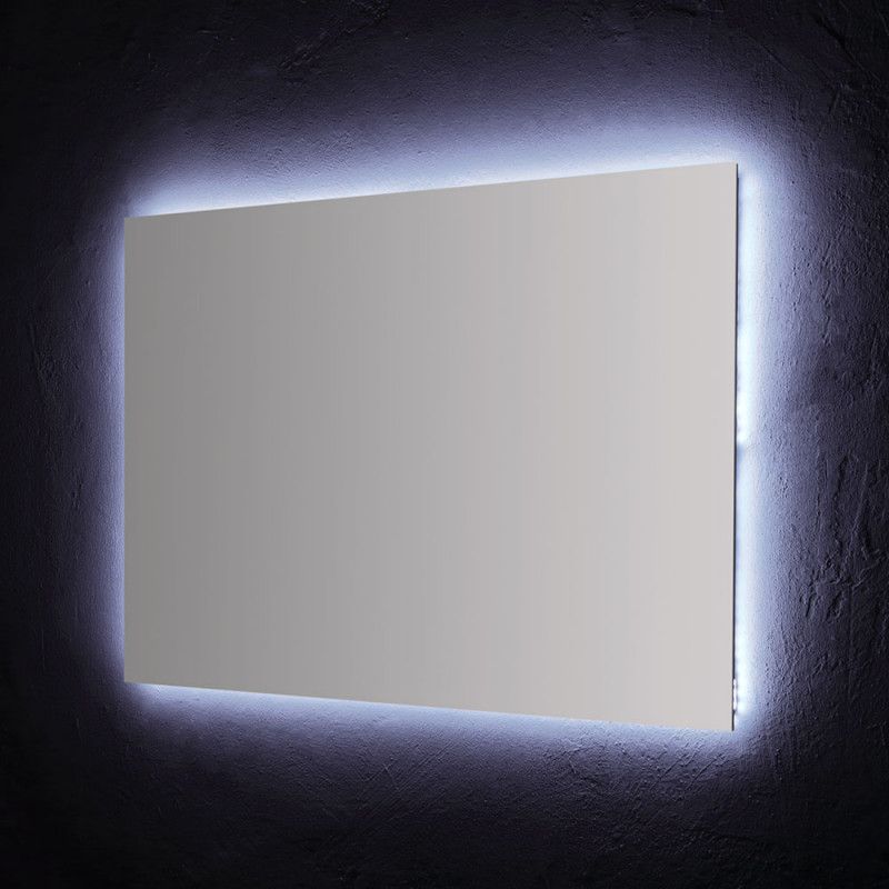 MIROIR DE SALLE DE BAIN 120X70 CM AVEC RÉTRO-ÉCLAIRAGE À LEDS