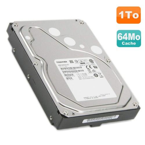 Disque Dur Interne Toshiba Disque Dur 1To Sata Iii 3.5" Toshiba Mg03Aca100 Hdepq03Gea51 Fl1A 7200Rpm 64Mo