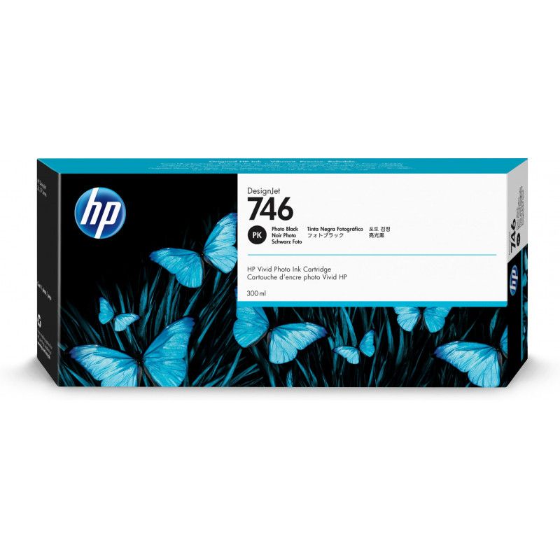 HP 746 - 300 ml - photo noire - original - DesignJet - cartouche d'encre