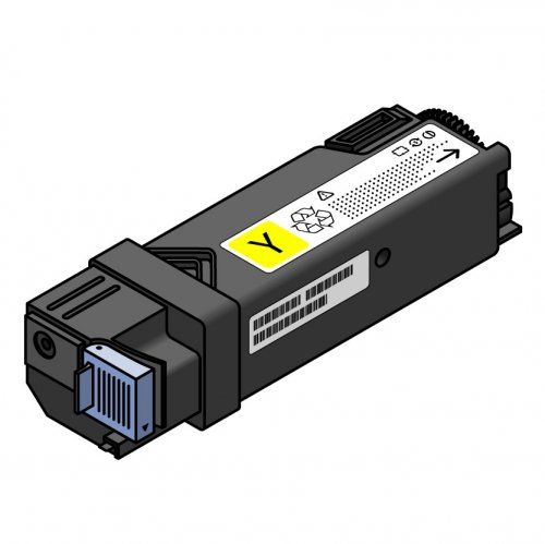 Lexmark Jaune 78C0U40 - vue 3