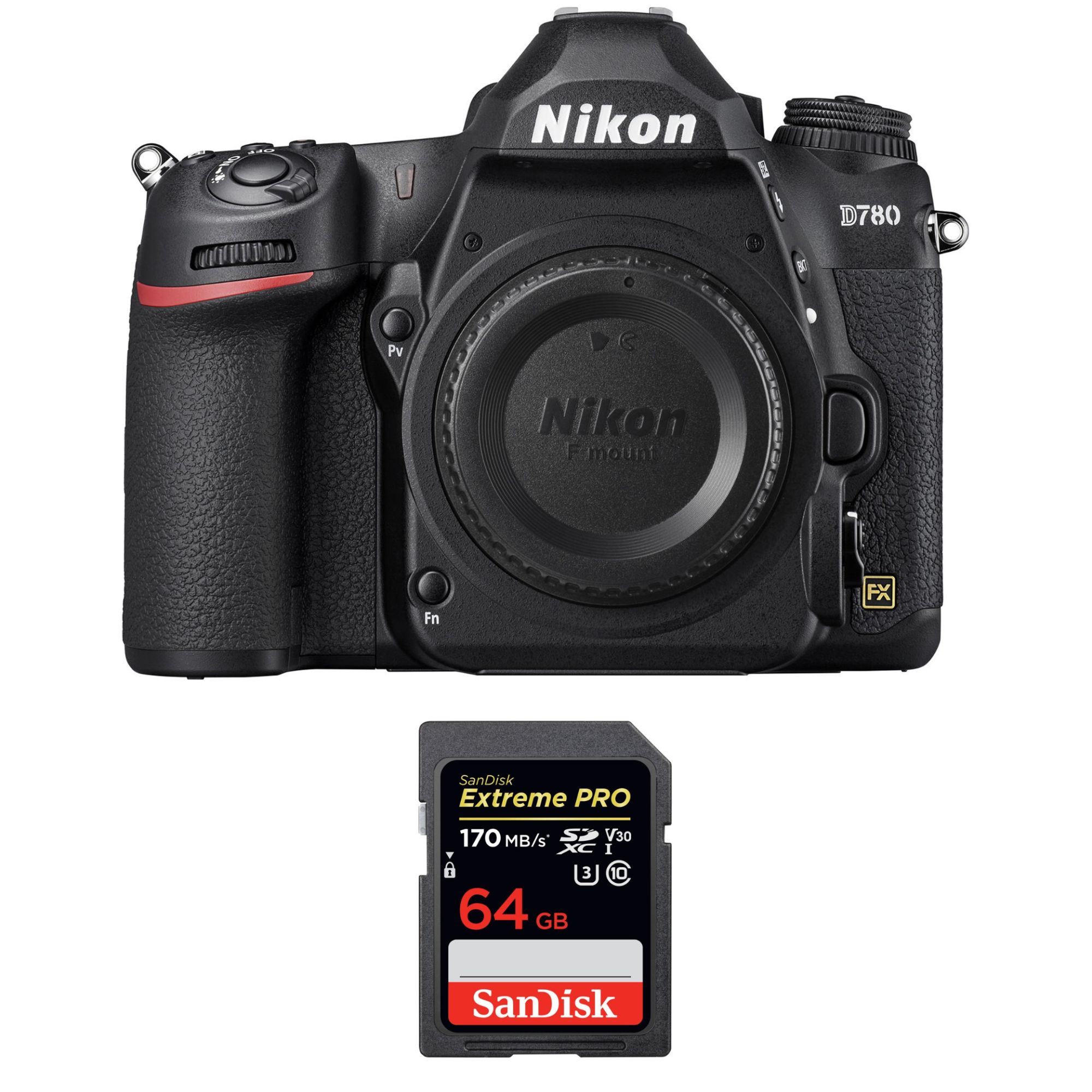 Nikon D780 Nu + SanDisk Extreme PRO UHS I SDXC 170 MB/ Garantie - vue 2