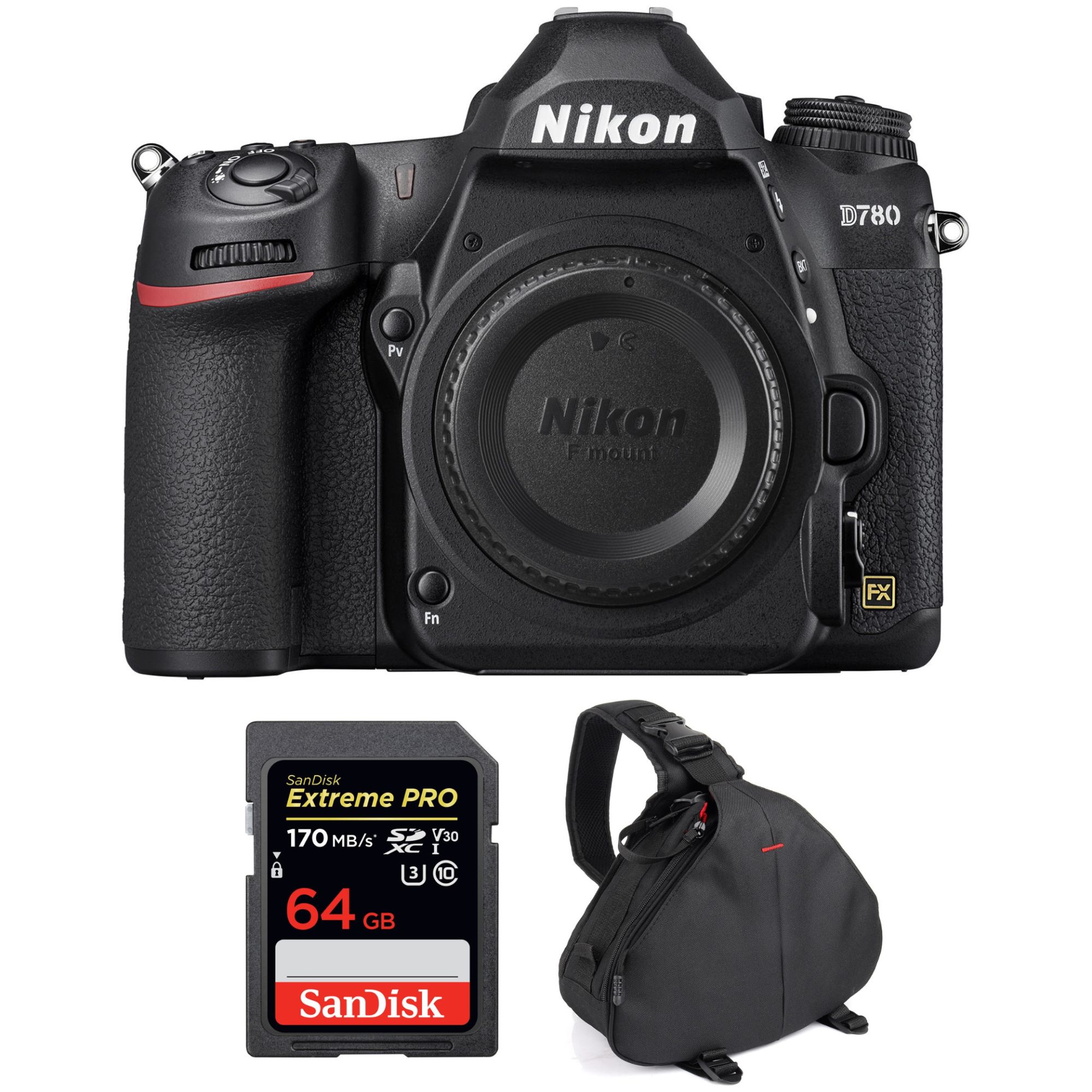 Nikon D780 Nu + SanDisk Extreme PRO UHS I SDXC 170 MB/ + Sac Garantie