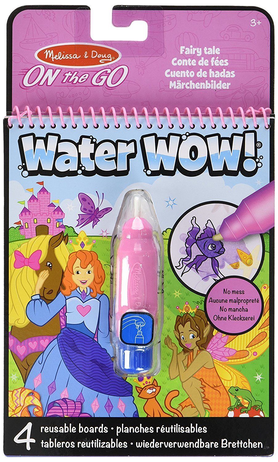 On The Go Tablette De Révélation De Dessins À Leau Conte De Fées