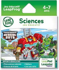 Leappad Leapster Explorer Jeu Transformers Rescue Bots
