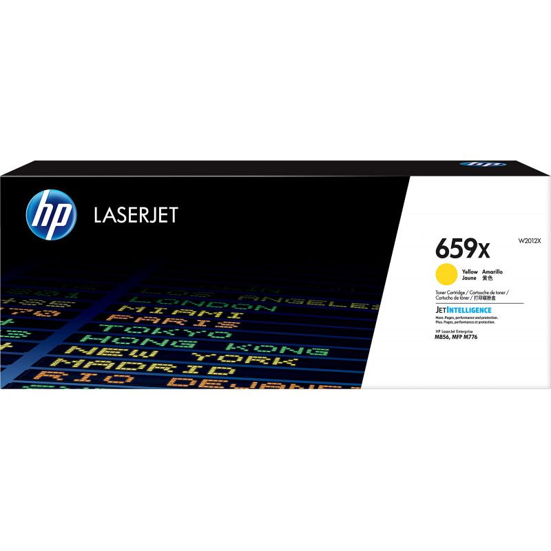 HP 659X - Jaune - original - LaserJet - cartouche de toner (W2012X) - pour Color LaserJet Enterprise MFP M776; LaserJet Enterprise MFP M776