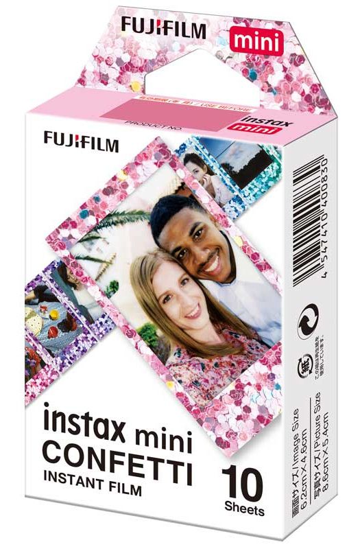 Pack de 10 photos Fujifilm Instax Mini Confetti - vue 3