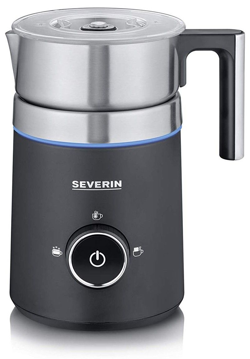 Severin Spuma 500 Chocolatière/Emulsionneur de lait Inox Brossé/Noir Mat 500 Ml