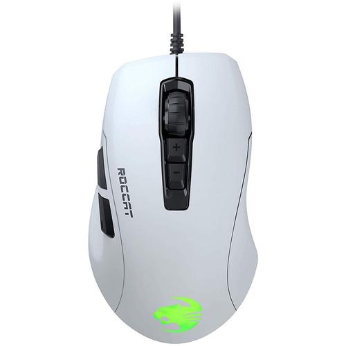 Roccat Kone Pure Ultra Souris De Jeu Ergonomique Légère 16 000 Dpi Avec Capteur Optique Rgb Éclairage Ultra Léger Blanc