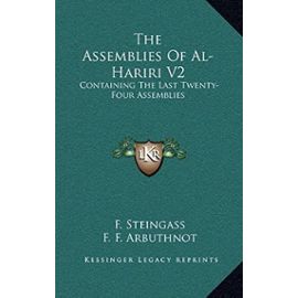 The Assemblies of Al-Hariri V2: Containing the Last Twenty-Four Assemblies - Unknown