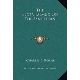 The Elder Talmud on the Sanhedrin - Unknown