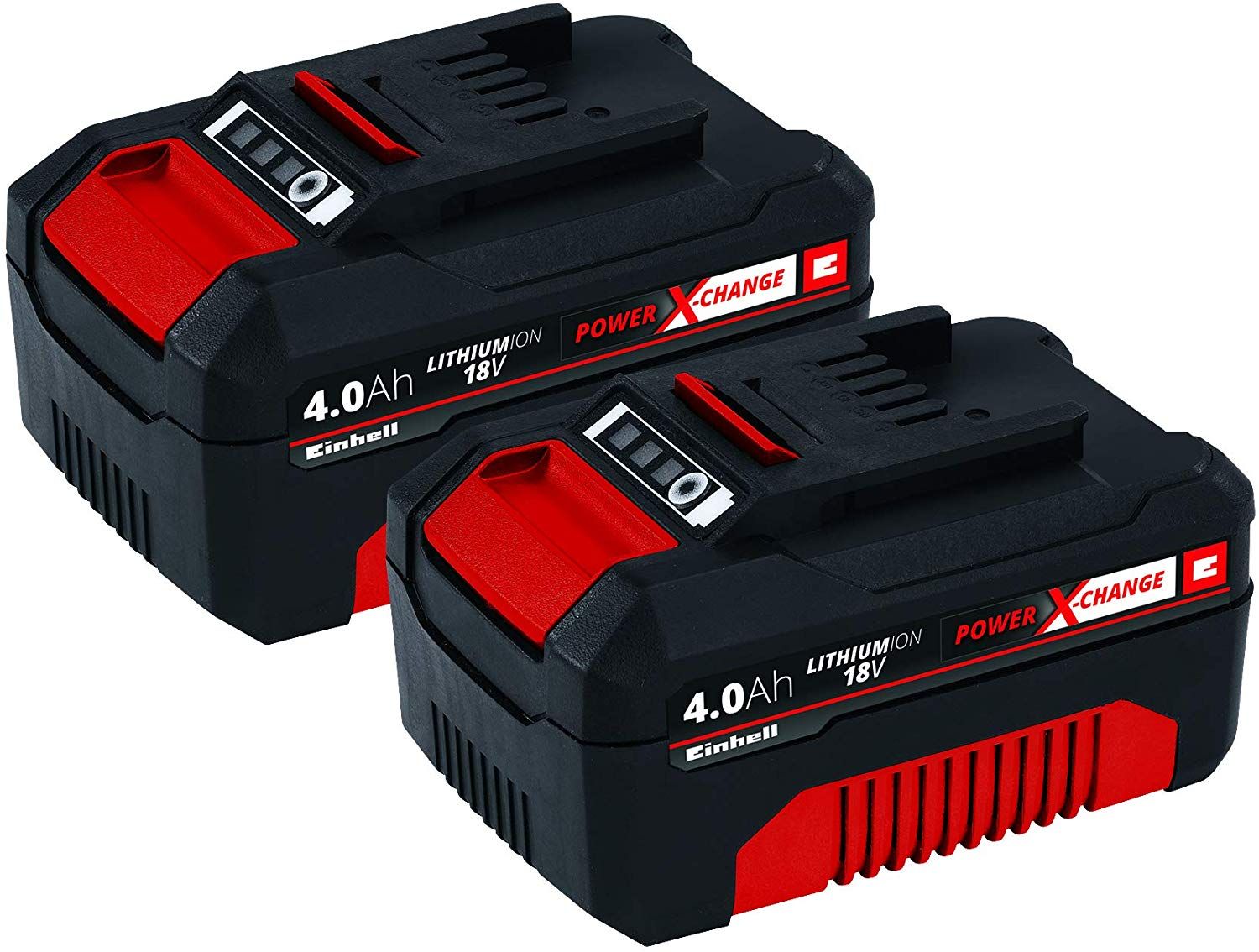 Einhell Double batterie 2 x 4 0 Ah Twinpack Power X Change Lithium Ion 18 V pour tous les appareils Einhell Power X Change - vue 3